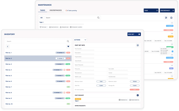 Asset maintenance inventory simple 2x